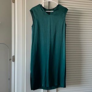 Green slip dress size small